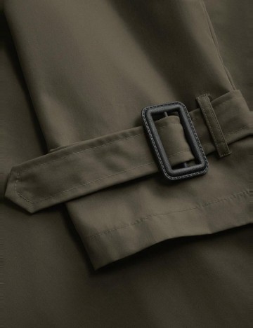 Trench Shein Curve+, kaki
