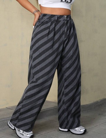 Jeans Shein Curve+, gri
