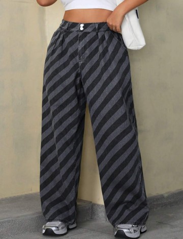Jeans Shein Curve+, gri