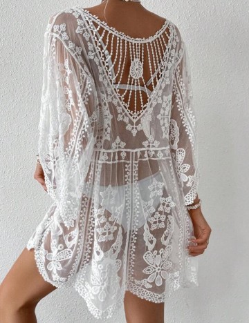 Rochie de plajă Shein, alb