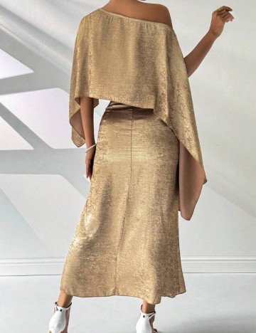 Rochie maxi Shein, auriu