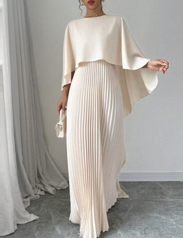 Rochie maxi Shein, crem