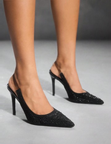Pantofi cu toc Shein, negru