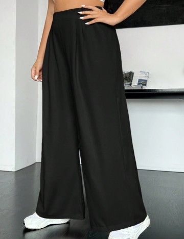 Pantaloni Shein Curve+, negru