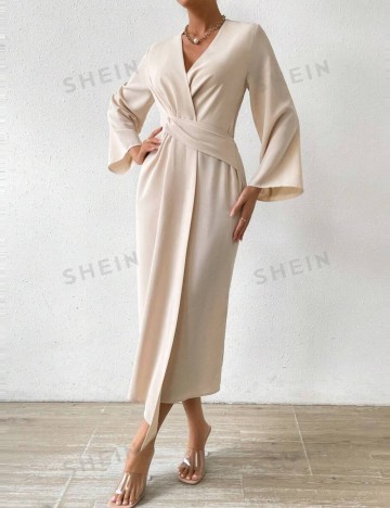 Rochie midi Shein, bej