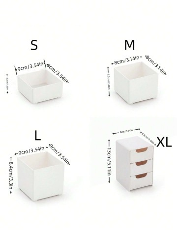 Organizator Shein, alb