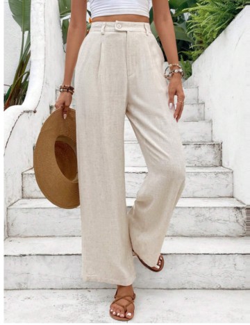 Pantaloni Shein, crem