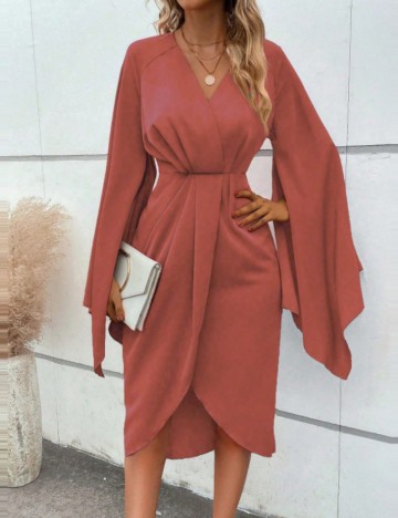 Rochie midi Shein, roz