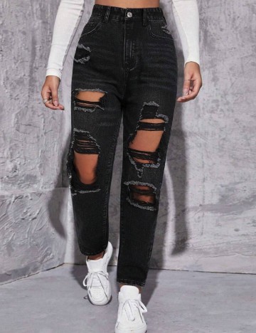 Jeans Shein, negru