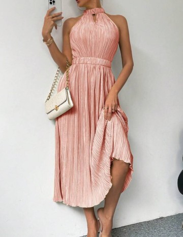 Rochie midi Shein, roz