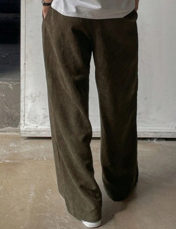 Pantaloni DAZY by Shein, kaki