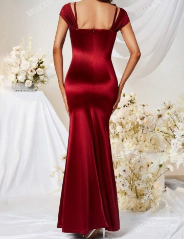 Rochie maxi Shein, vișiniu