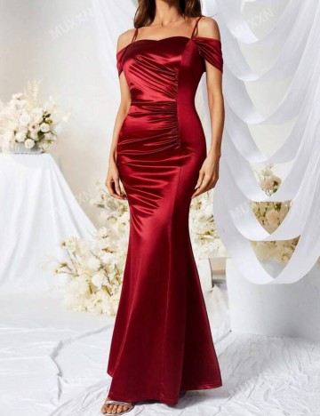 Rochie maxi Shein, vișiniu