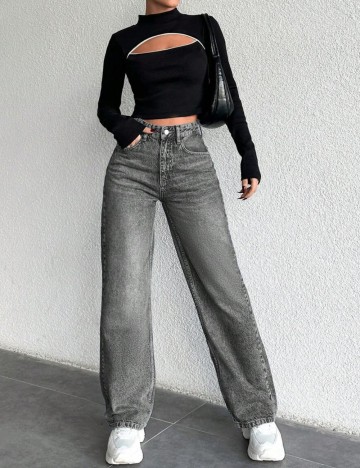 Jeans Shein, gri