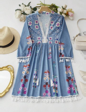 Rochie mini Shein, mix culori