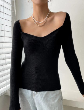 Bluză DAZY by Shein, negru