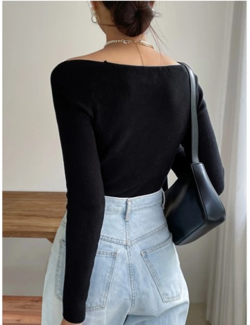 Bluză DAZY by Shein, negru