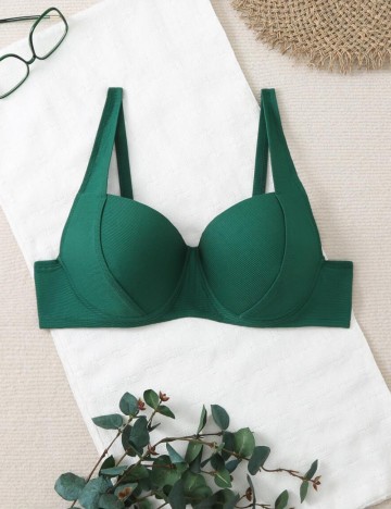 Sutien de baie Shein Curve+, verde