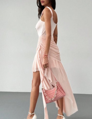 Rochie midi Shein, roz