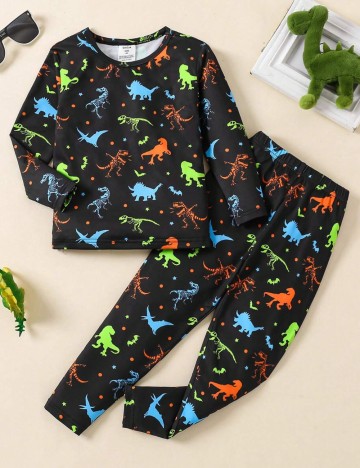 Compleu pijamale Shein, negru