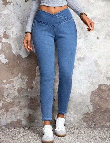 Jeans Shein, albastru