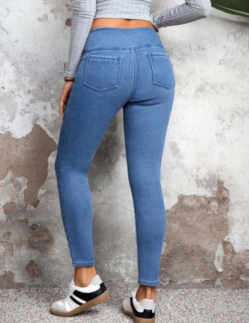 Jeans Shein, albastru