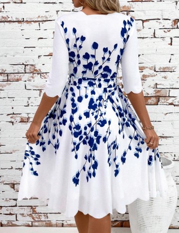 Rochie midi Shein, alb