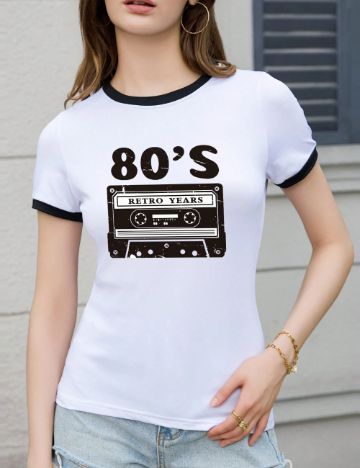 Tricou Shein, alb