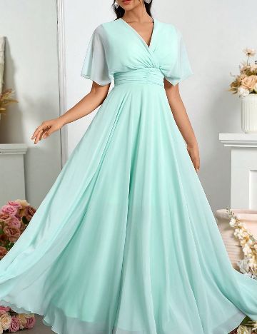Rochie maxi Shein, verde