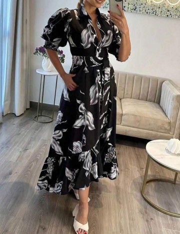 Rochie maxi Shein, mix culori