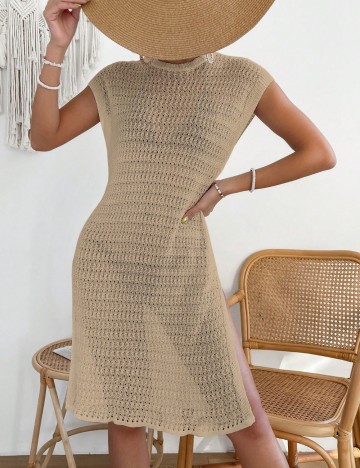 Rochie midi Shein, bej