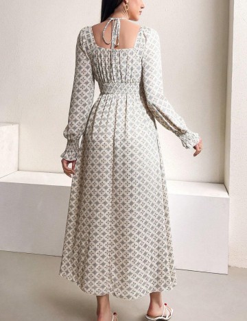 Rochie maxi Shein, crem
