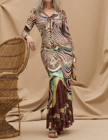 Rochie maxi Shein, mix culori