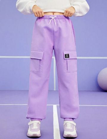 Pantaloni Shein, mov