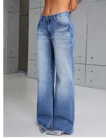 Jeans Shein, albastru