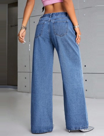 Jeans Shein, albastru