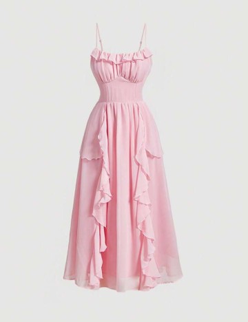 Rochie maxi Shein, roz
