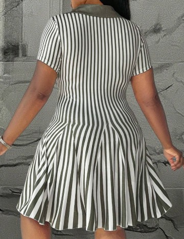 Rochie mini Shein Curve+, mix culori