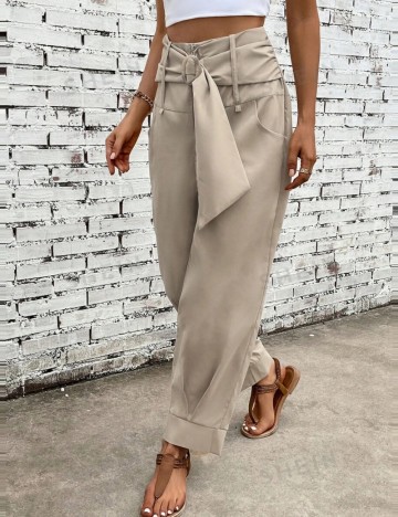 Pantaloni Shein, crem