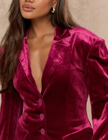 Sacou Missguided by Shein, vișiniu
