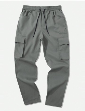 Pantaloni cargo MANFINITY by Shein, gri