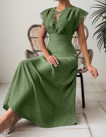 Rochie maxi Shein, verde