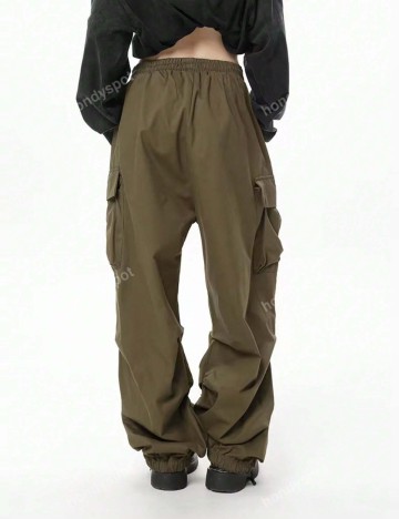 Pantaloni cargo Shein, kaki