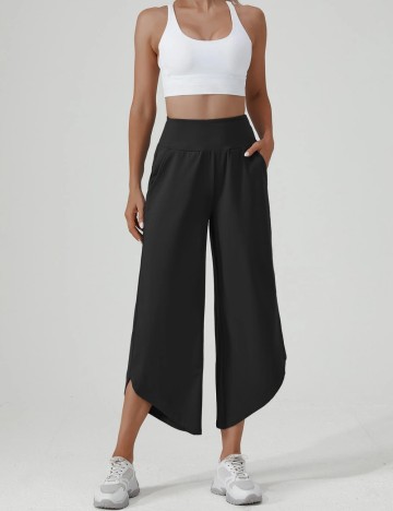 Pantaloni 3/4 Shein, negru