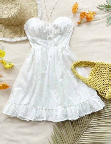 Rochie Shein, alb