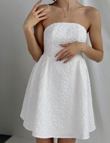 Rochie mini Shein, alb