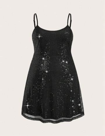 Rochie mini Shein Curve+, negru