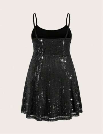 Rochie mini Shein Curve+, negru