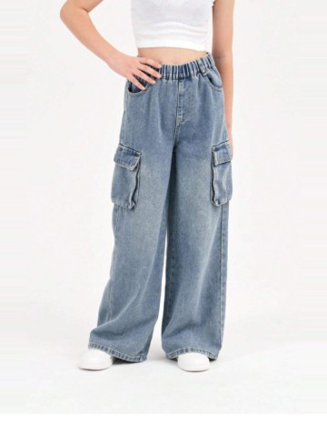 Jeans Shein, albastru