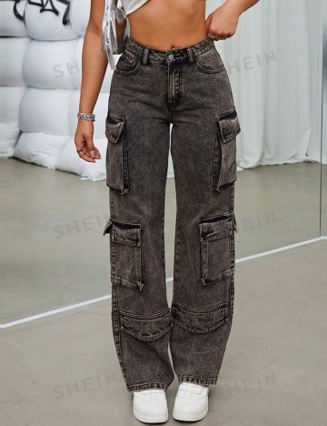 Jeans Shein, gri